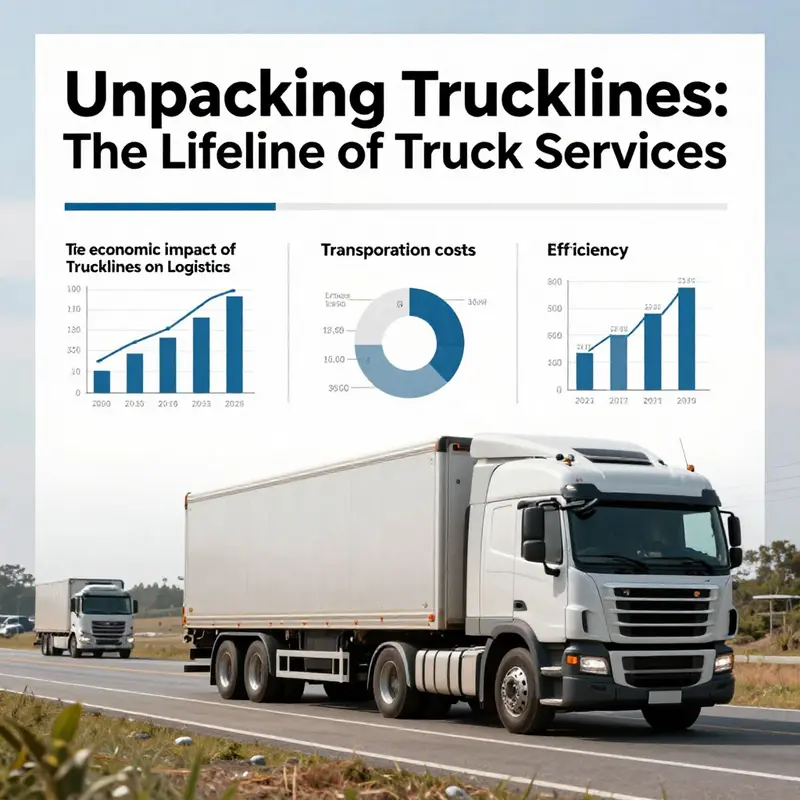 An aerial view of a logistics hub highlighting the organization and efficiency of trucklines.