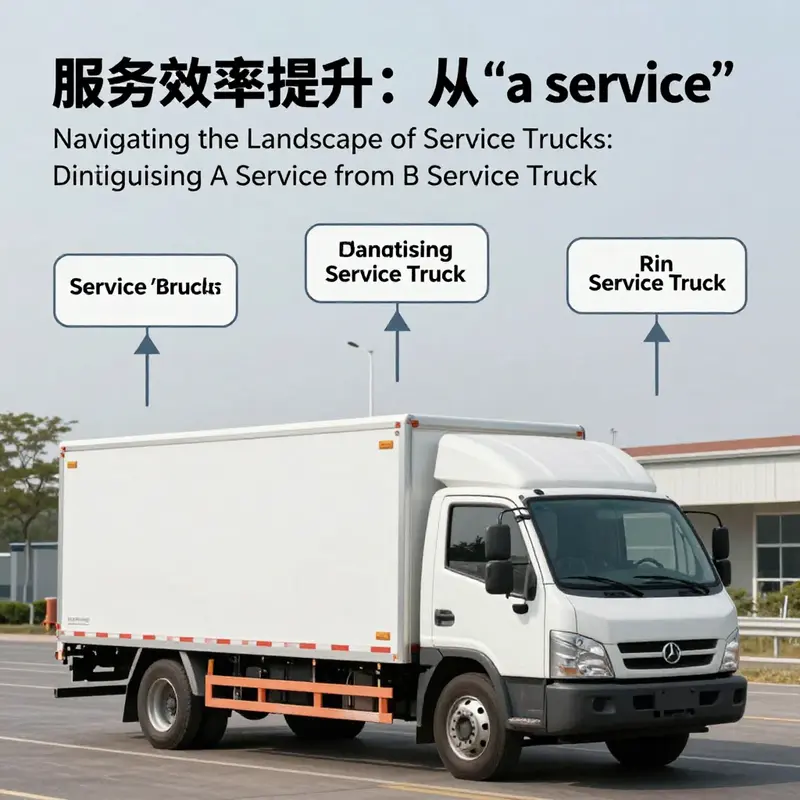 A service truck showcasing modifications for industry-specific tasks.