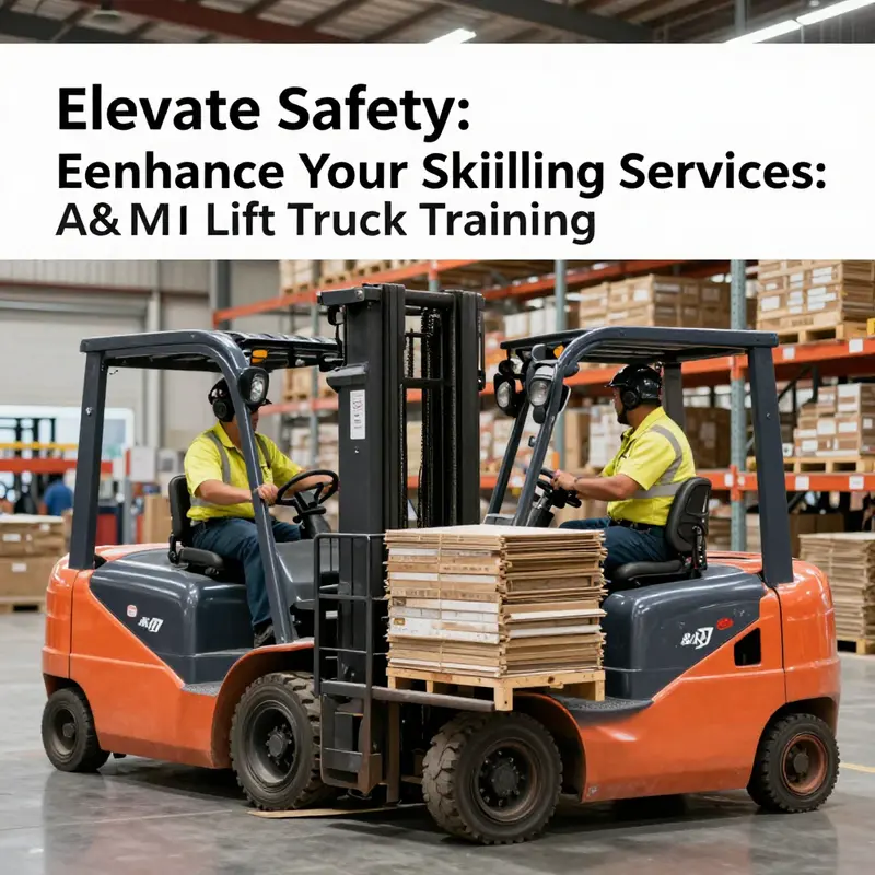 Participants engage in a training session focused on compliance and safety standards in forklift operation.