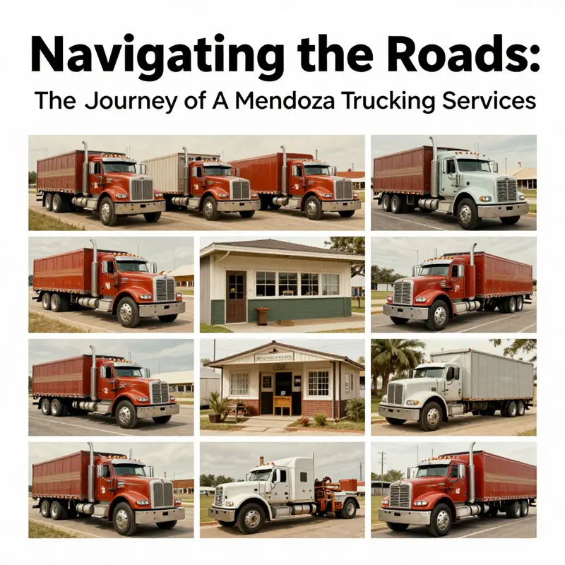 Milestones in the journey of A Mendoza Trucking Services showcasing its growth since 2000.