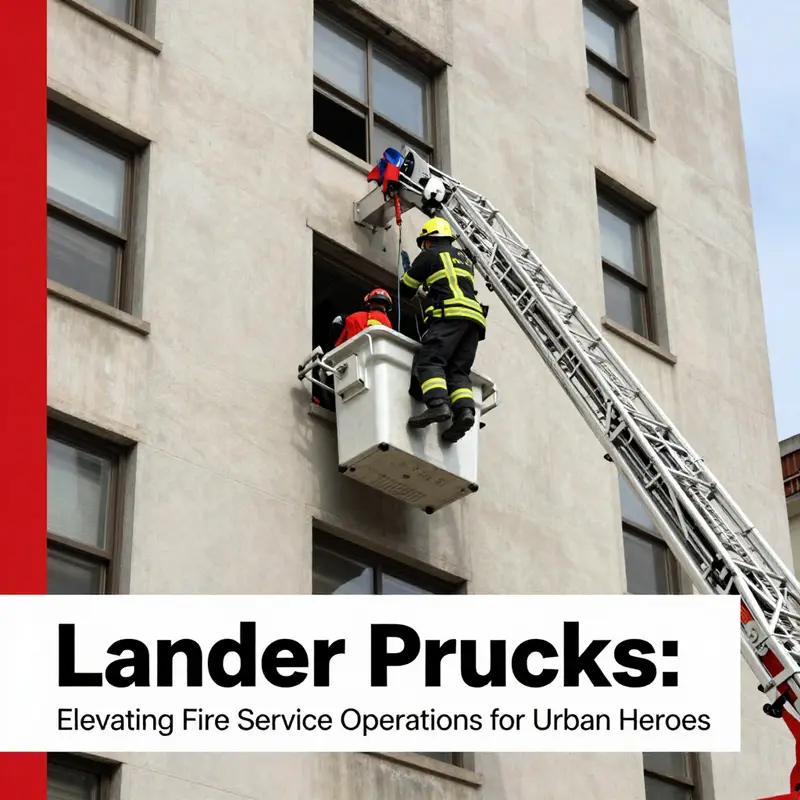 Ladder trucks provide crucial access to upper floors in high-rise firefighting scenarios.