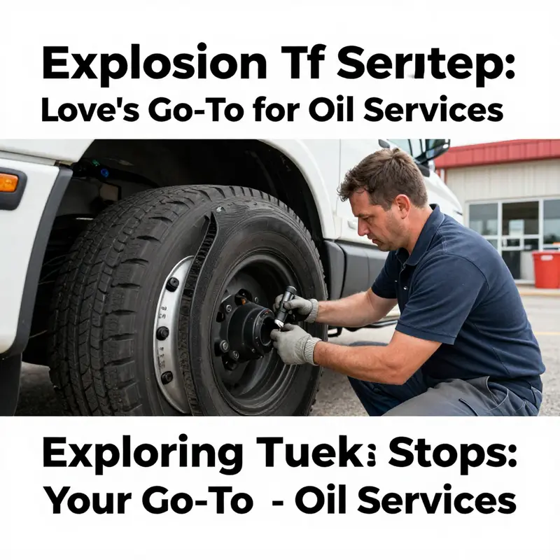 Love’s Truck Stop offers a range of oil services to accommodate truck drivers on the go.