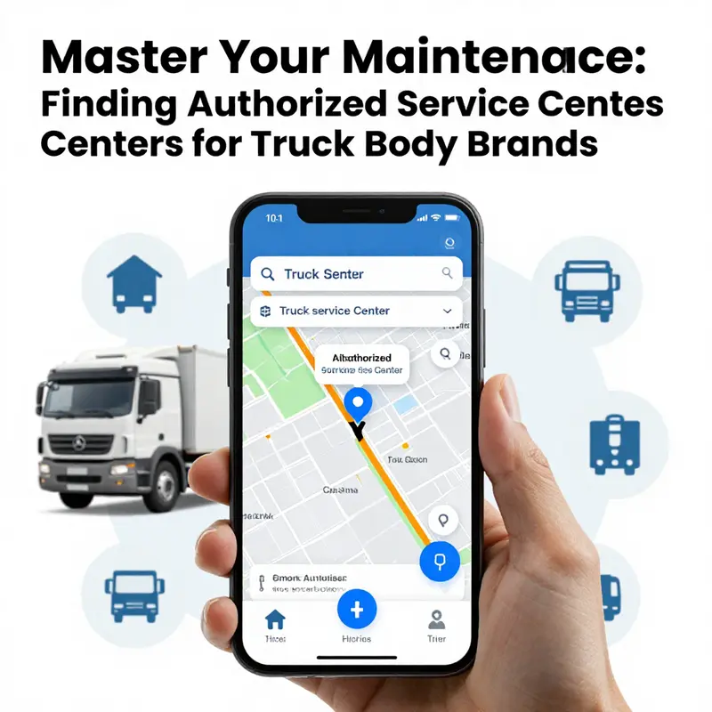 Exploring the service center locator tool on a truck brand’s official website.