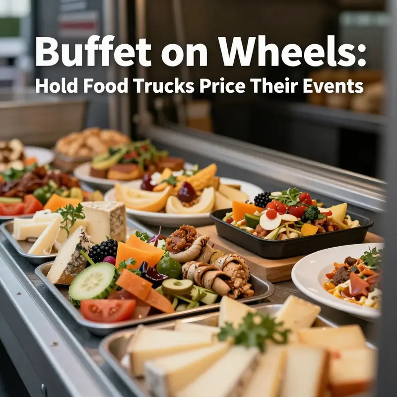 Understanding the per-person pricing mechanism used by food trucks for buffet services.