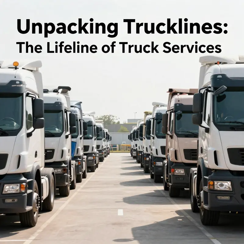 An aerial view of a logistics hub highlighting the organization and efficiency of trucklines.