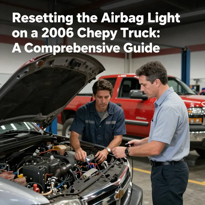 Diagnosing the airbag issue is the crucial first step before any reset.