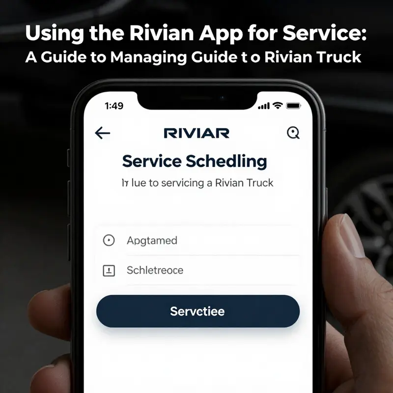 A Rivian service center where certified technicians provide expert maintenance for Rivian trucks.