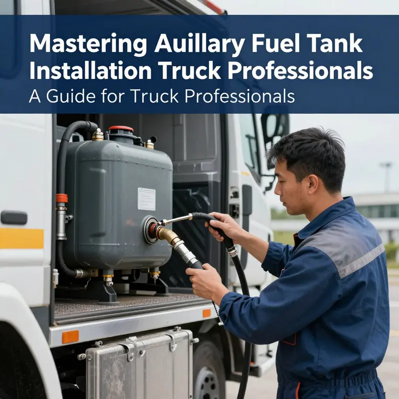 Planning the layout for an auxiliary fuel tank installation with precise measurements.