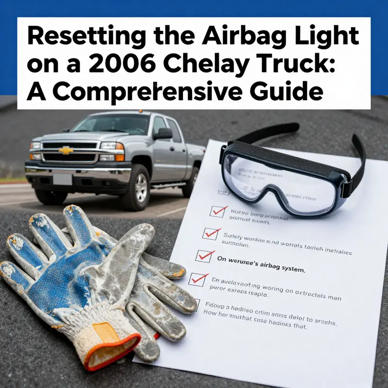 Diagnosing the airbag issue is the crucial first step before any reset.