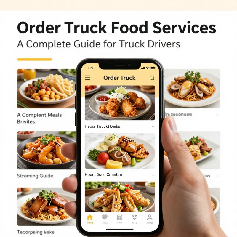 Understanding eligibility criteria for food services as a truck driver.