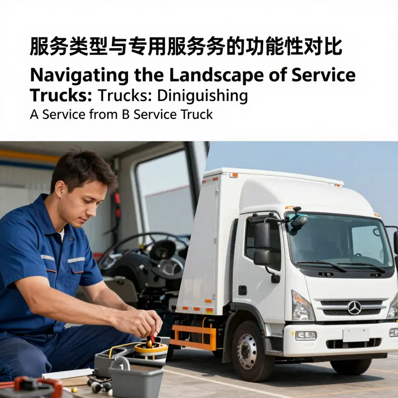A service truck showcasing modifications for industry-specific tasks.