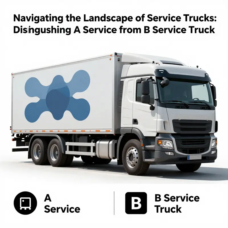 A service truck showcasing modifications for industry-specific tasks.