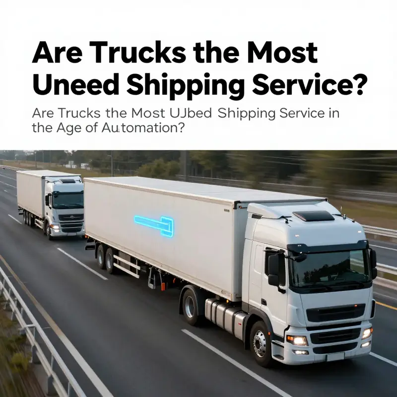 Trucks are the backbone of domestic shipping, prevalent in urban and rural settings.