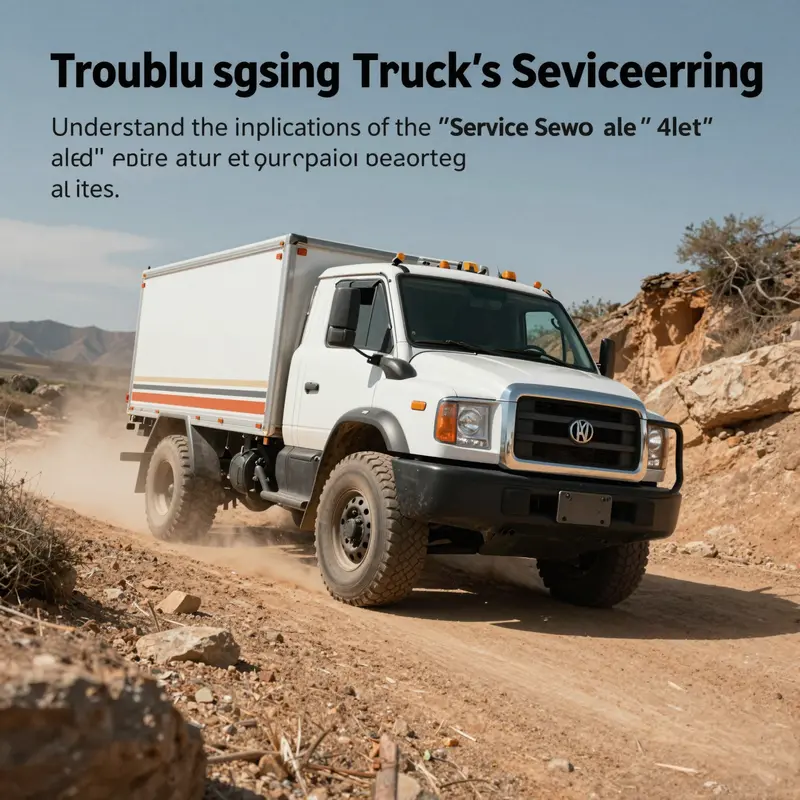 A rugged truck navigating a challenging landscape, showcasing terrain that requires effective 4WD.