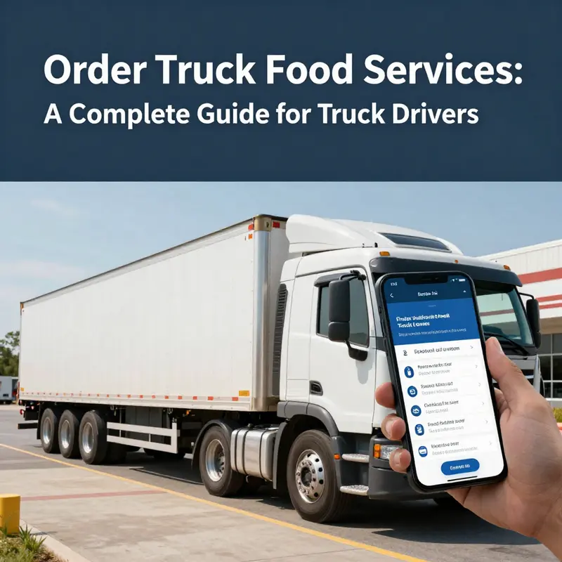 Understanding eligibility criteria for food services as a truck driver.