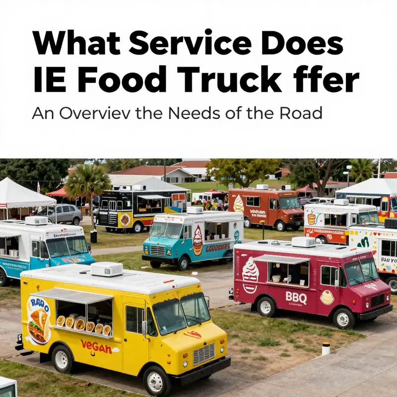 A gourmet food truck bustling with customers enjoying a diverse culinary experience.