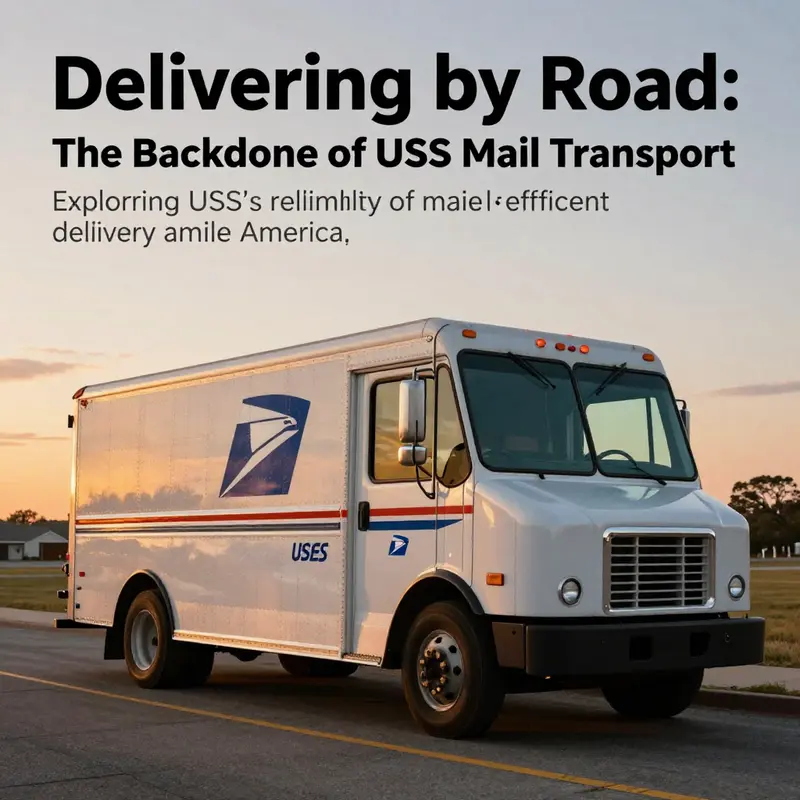 A USPS delivery truck parked at sunset, representing the reliable delivery services across the nation.