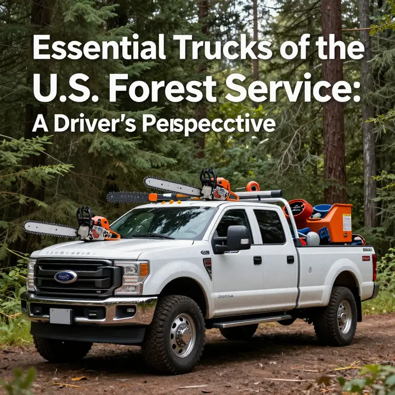 Ford F-150 4×4 Utility Truck: Backbone of Forest Service Operations.