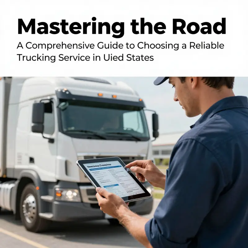 A truck driver ensuring legal compliance by reviewing the credentials of a trucking service.