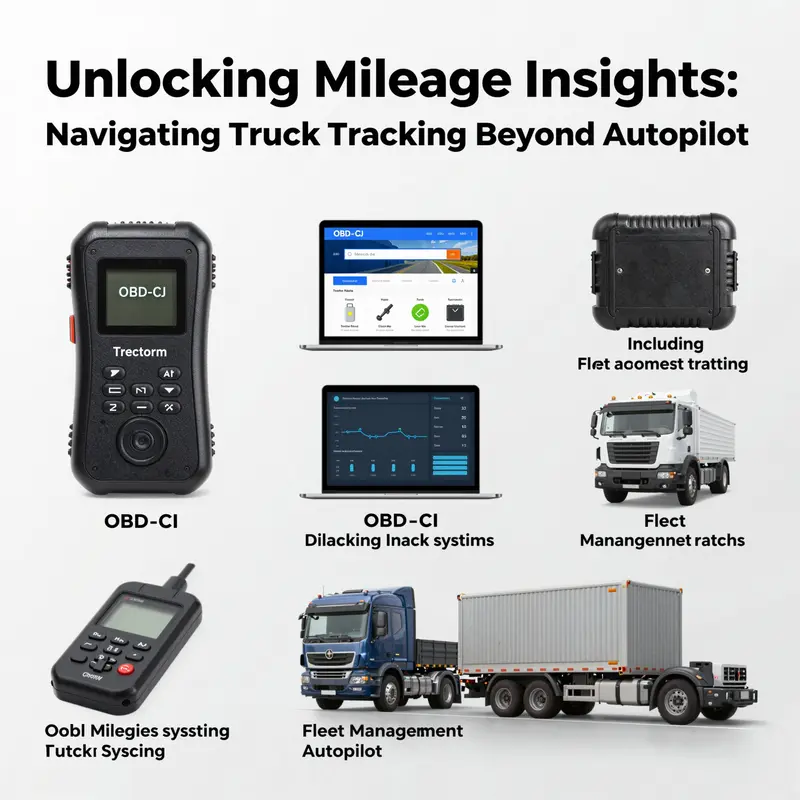 Demonstrating the shortcomings of using Autopilot for tracking truck mileage.