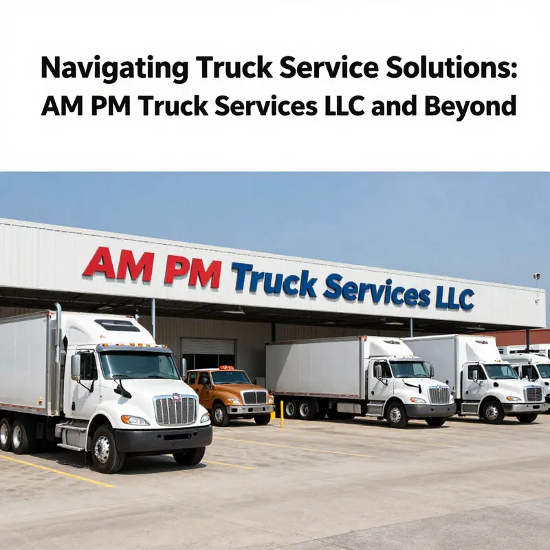AM PM Truck Services LLC’s Houston location, a hub for truck maintenance and assistance.