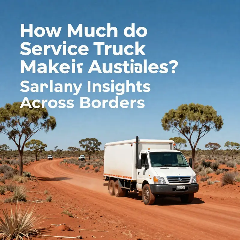 Service truck drivers at an American truck stop, representing the working environment and community within the industry.