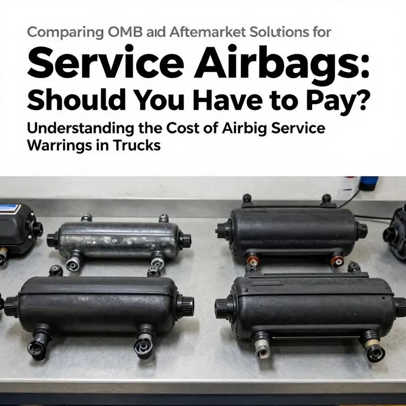 The dashboard warning indicating potential airbag issues, highlighting the need for immediate attention.