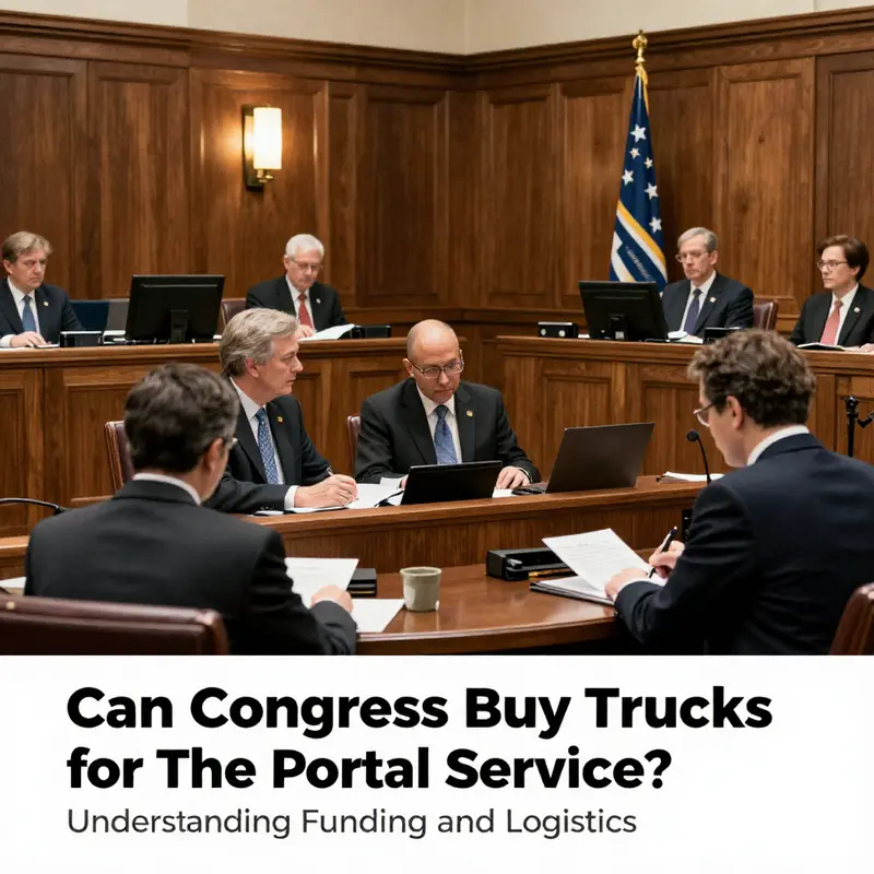 Lawmakers discussing funding mechanisms for the USPS in a congressional hearing.