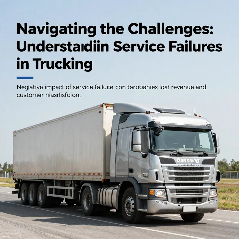 Examples of service failures in trucking highlight their broad impact on operations and customer satisfaction.