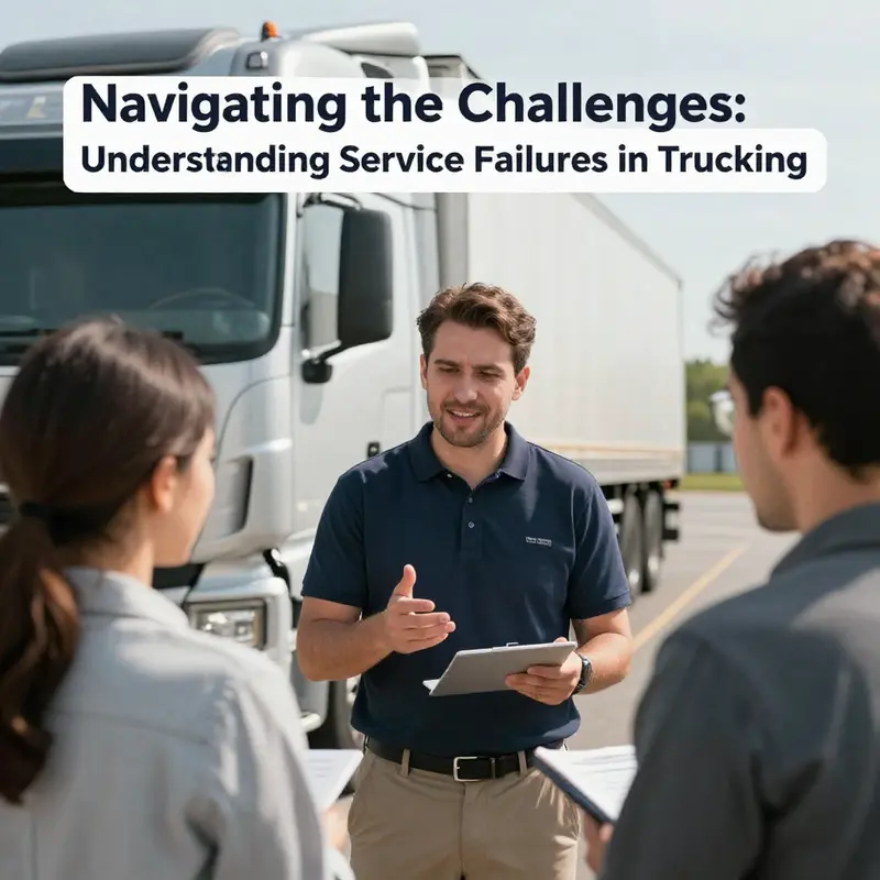Examples of service failures in trucking highlight their broad impact on operations and customer satisfaction.