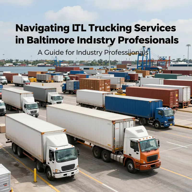 A UniGroup Logistics truck operating within Baltimore, hallmarking the brand’s reliable LTL services.