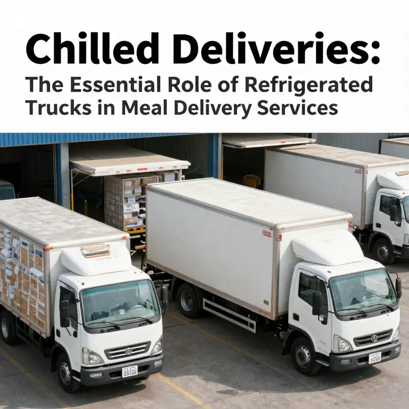 Refrigerated trucks play a vital role in preserving the freshness and safety of meals delivered to consumers.