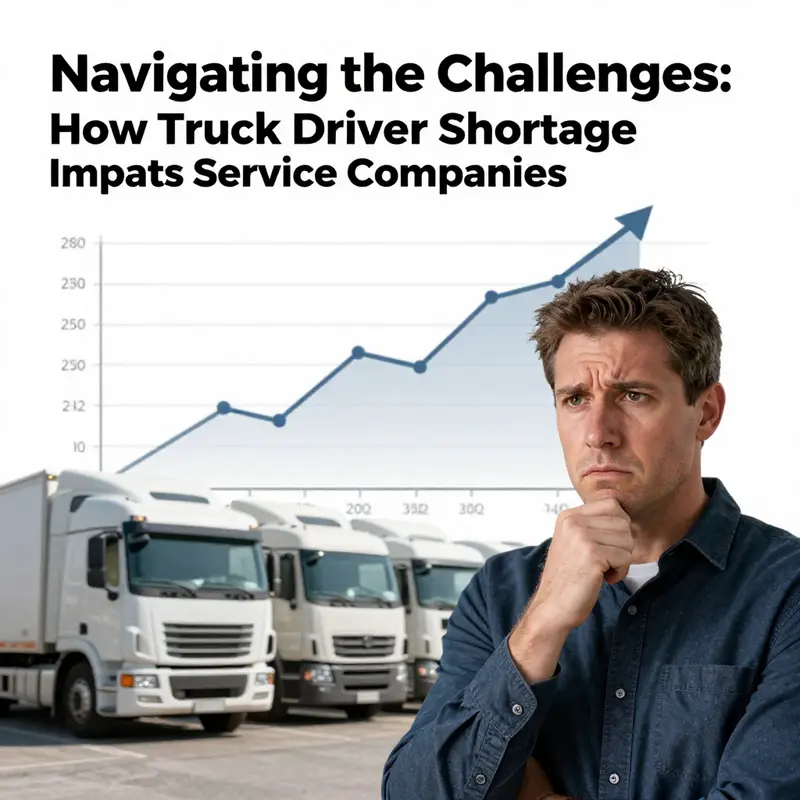 Managers in a logistics facility face operational challenges stemming from the truck driver shortage.