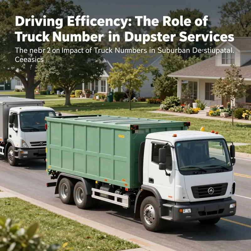 A dynamic fleet ready to manage waste across the suburban landscape.
