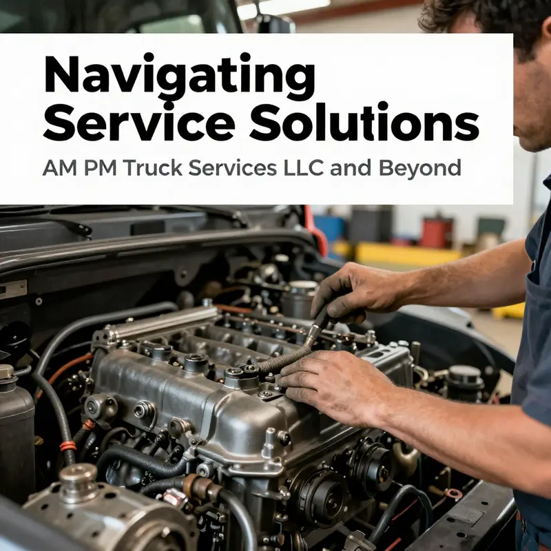 AM PM Truck Services LLC’s Houston location, a hub for truck maintenance and assistance.