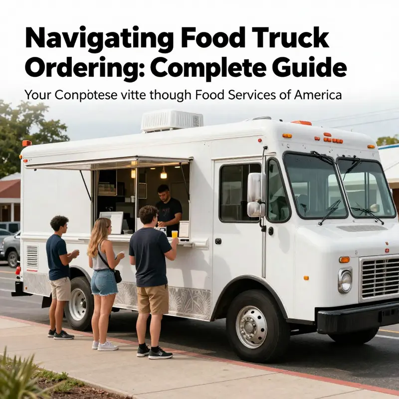 A food truck serving customers at a lively public event, highlighting the food truck business.