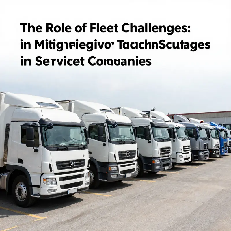 Managers in a logistics facility face operational challenges stemming from the truck driver shortage.