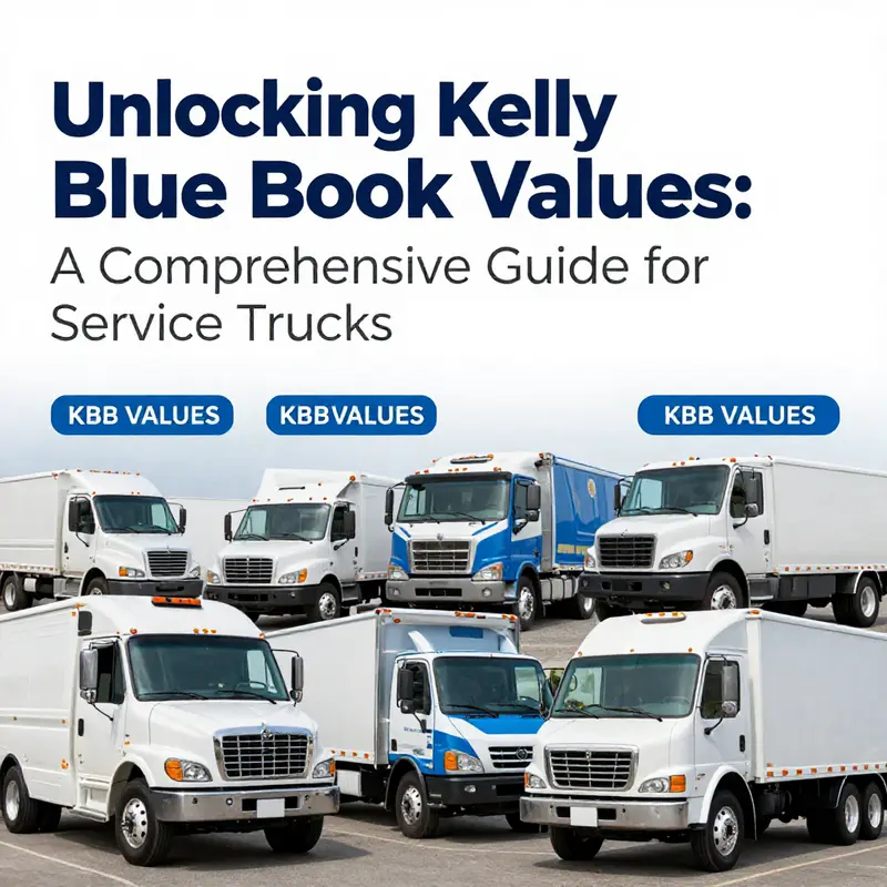 Utilizing the Kelley Blue Book value tool provides a structured approach to determine your service truck’s worth.