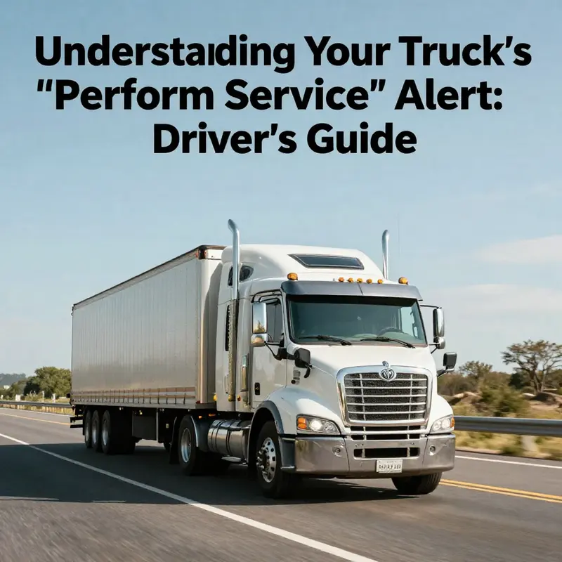 A long-haul truck cruising down a scenic highway, symbolizing the journey and the need for proactive vehicle maintenance.