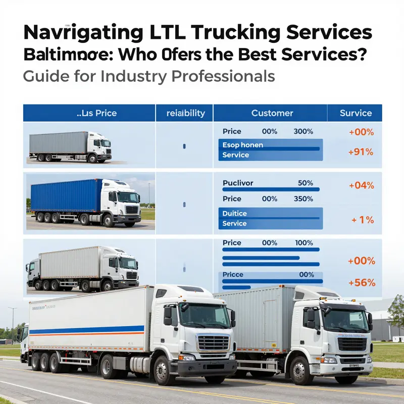 A UniGroup Logistics truck operating within Baltimore, hallmarking the brand’s reliable LTL services.