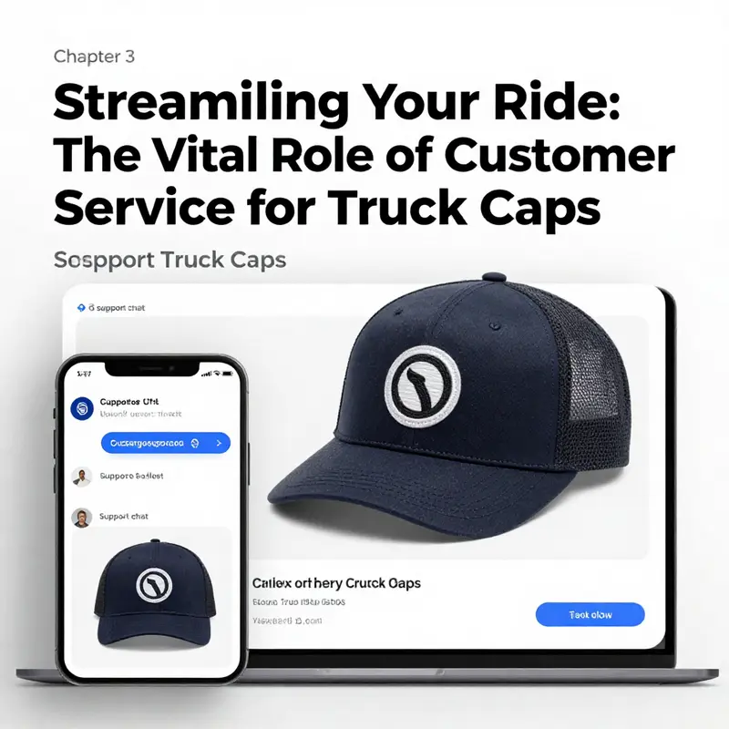 A truck driver emphasizing the importance of customer service when choosing truck caps.