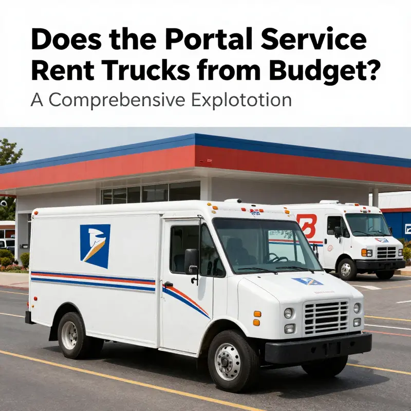 Examining the differences between USPS fleet usage and rental truck services like Budget.