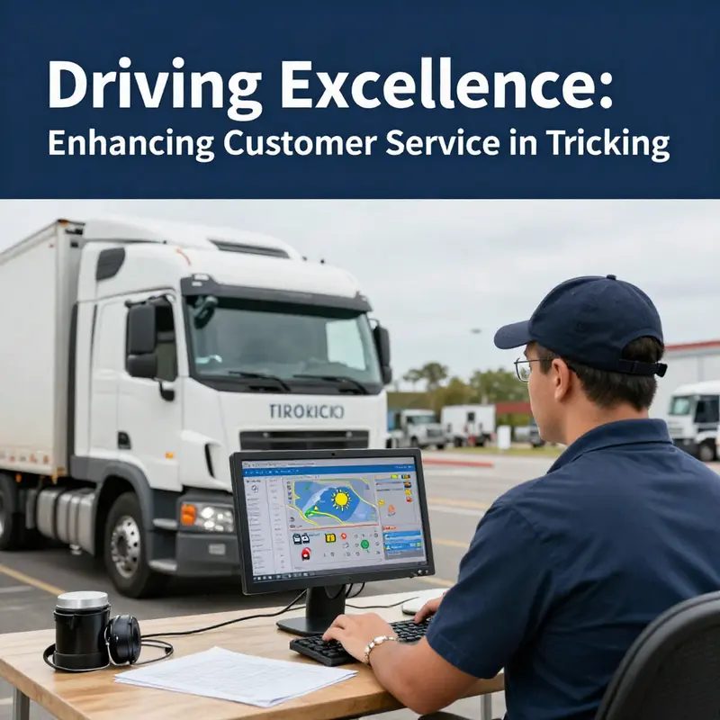 Real-time tracking empowers truck drivers and customers alike by providing transparency in shipment status and location.