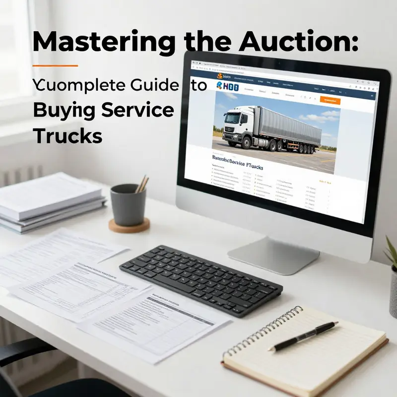 Thorough research and preparation are key steps in buying service trucks at auction.
