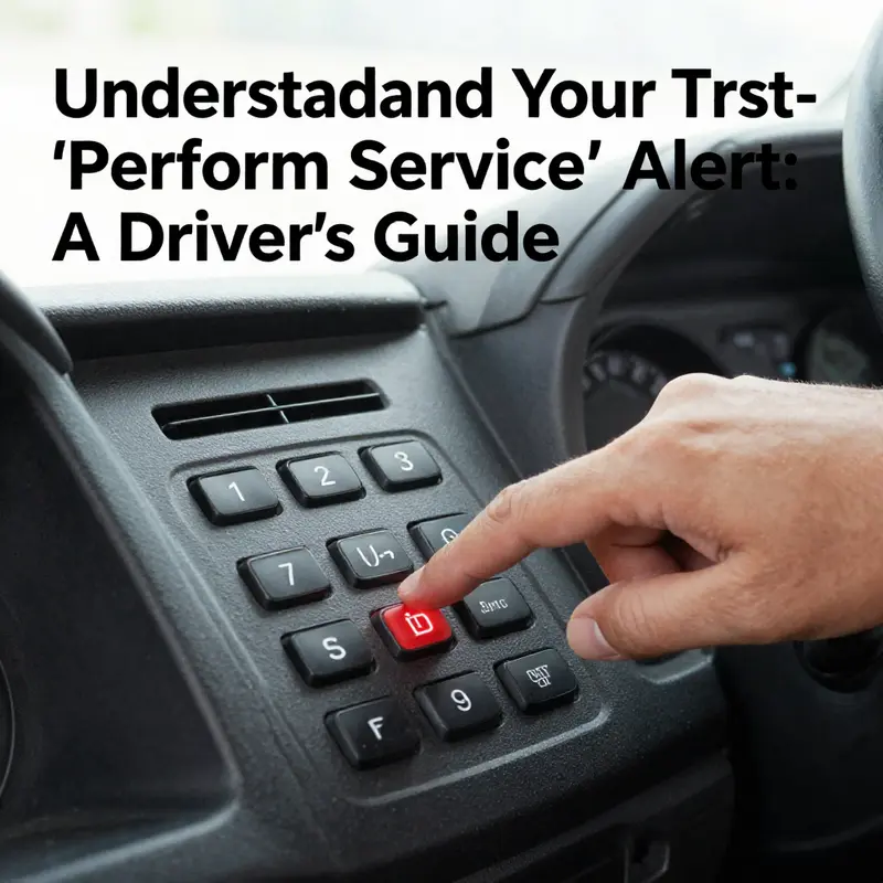 Dashboard alerts signal the need for routine maintenance.