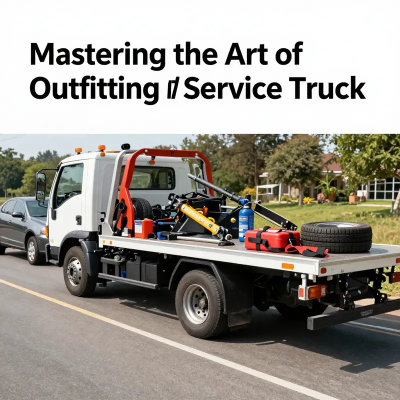 Essential safety gear and tools necessary for outfitting any service truck.