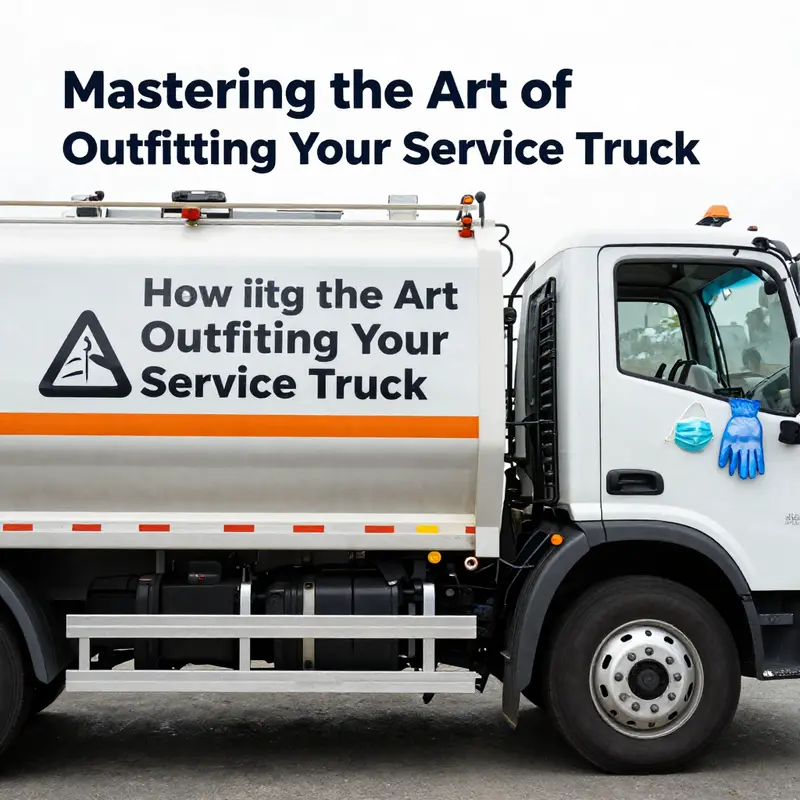 Essential safety gear and tools necessary for outfitting any service truck.