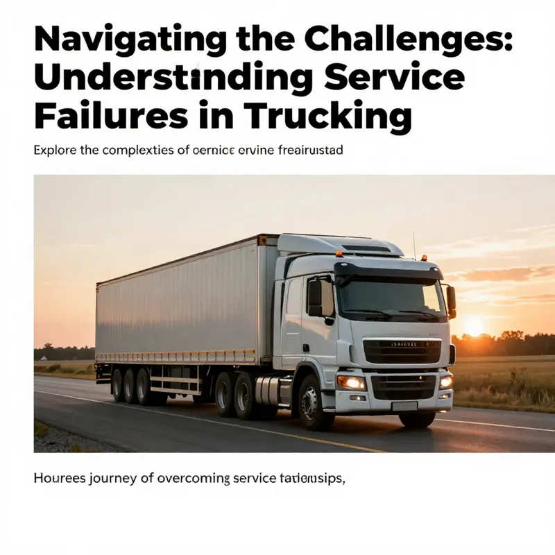 Long-haul truck driving on an open road at sunset, symbolizing the challenges and solutions in the trucking industry.