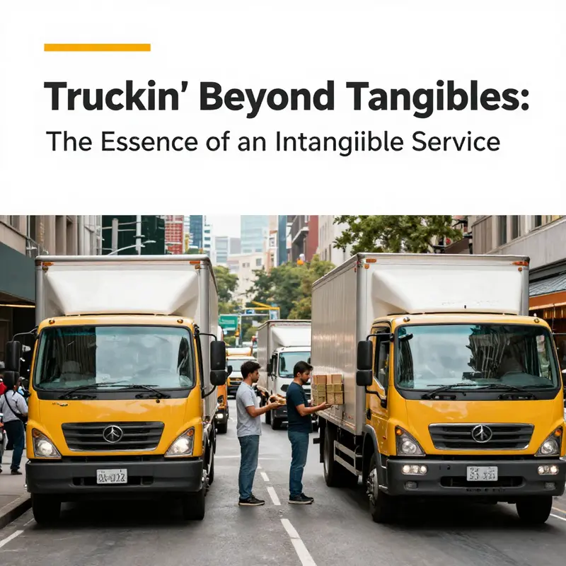 A long-haul truck driver exemplifying the essence of trucking services beyond tangible assets.