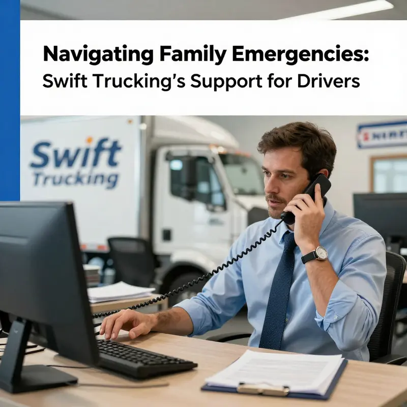 A truck driver in distress illustrating the relevance of emergency services.